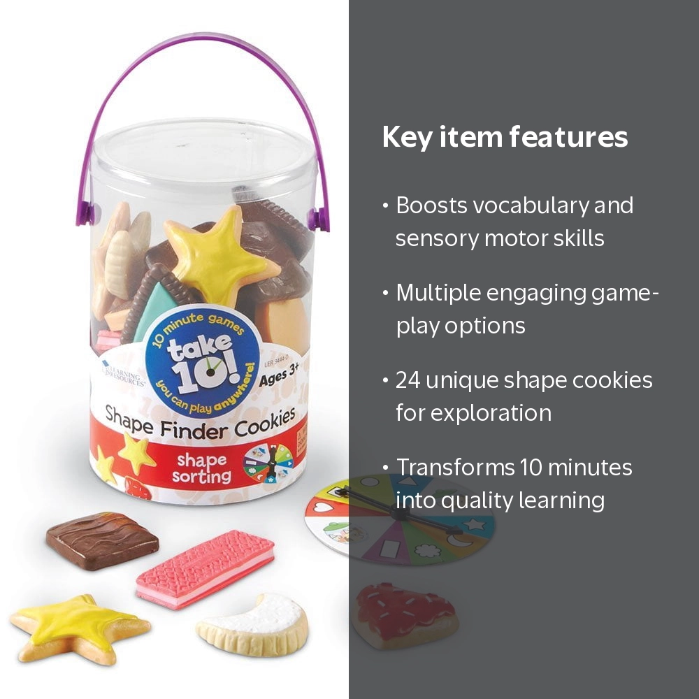 Benchmark Series 2013 Oregon Sky 3個セット Learning Resources Take 10! Shape Finders Cookies, Gross & Fine