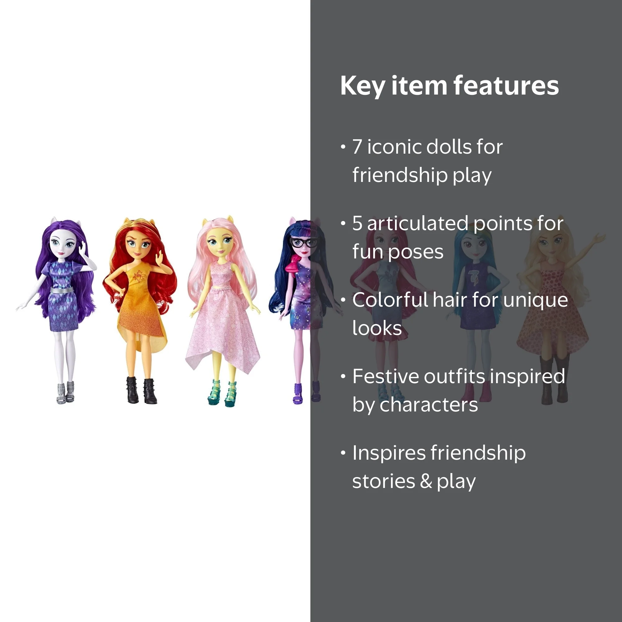 マイリトルポニー エクストリアガールズ フレンドシップパーティ セット My Little Pony Equestria Girls Friendship Party Pack - Walmart.com