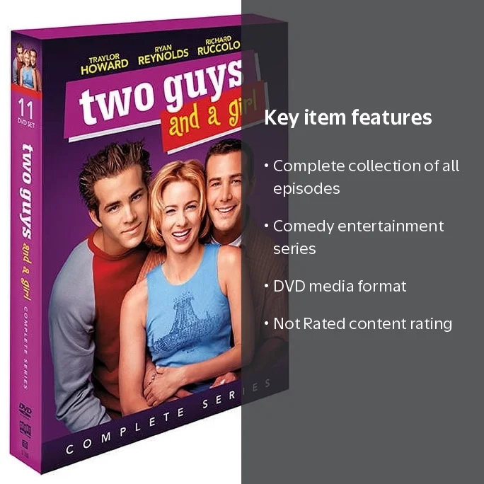 SDS, DVD, Two Guys And A Girl: The Complete Series, NR - Walmart.com