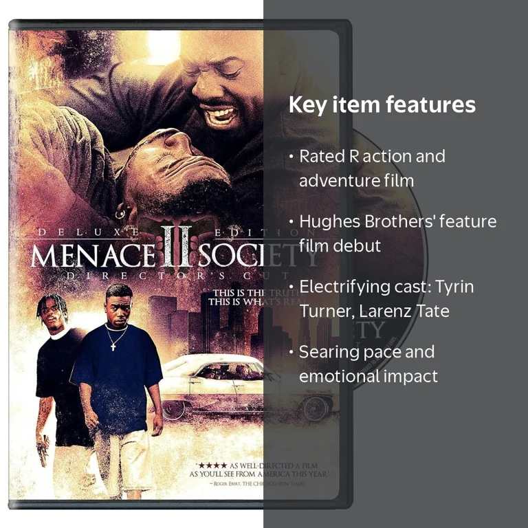 Menace II Society: Deluxe Edition DVD, R, Extended Director's Cut