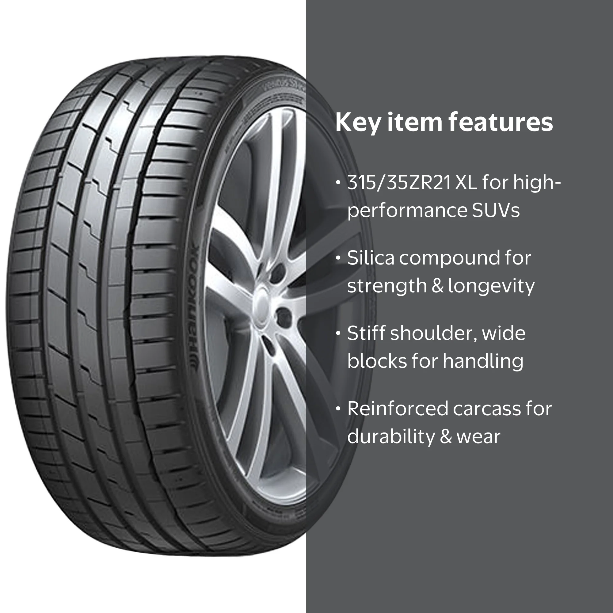Hankook Ventus S1 evo3 SUV (K127A) Summer 315/35ZR21 (111Y) XL