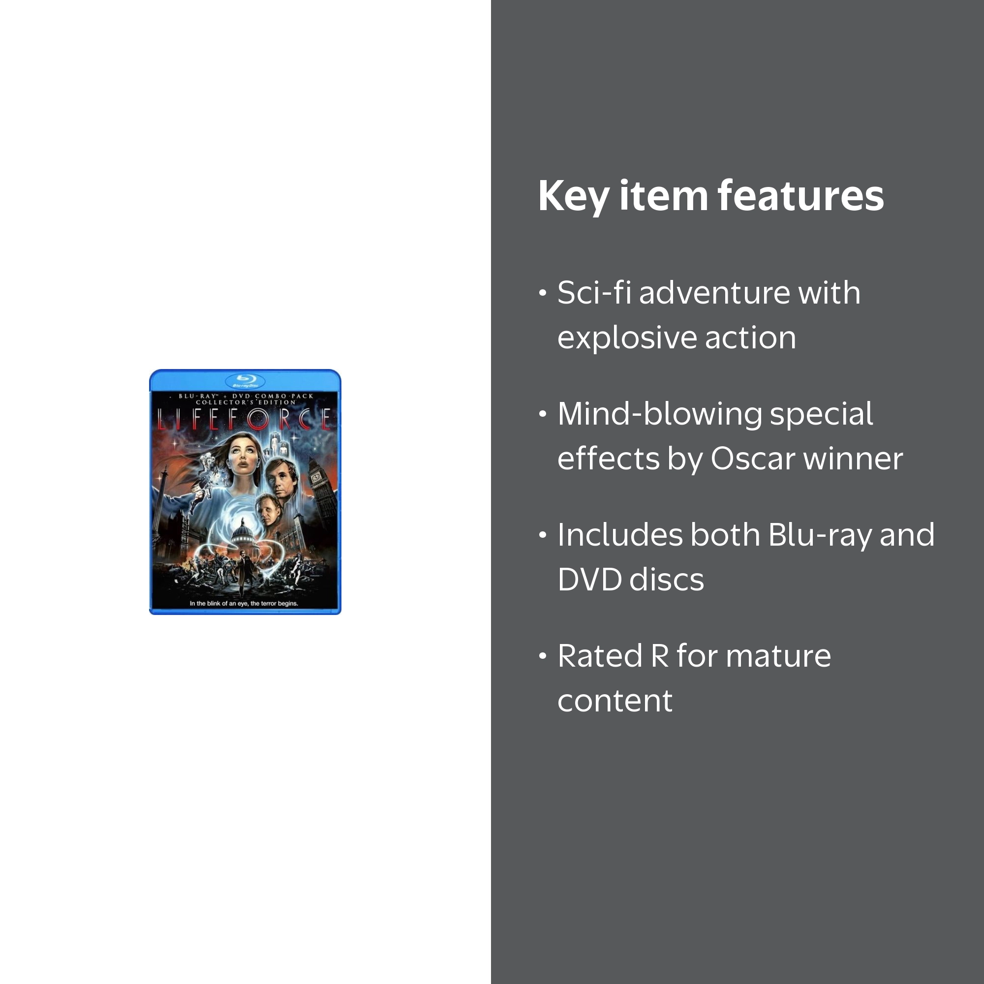 Lifeforce (Blu-ray + DVD) - Walmart.com
