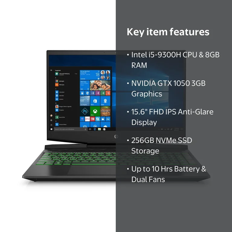 HP Pavilion Gamer Laptop, 15.6