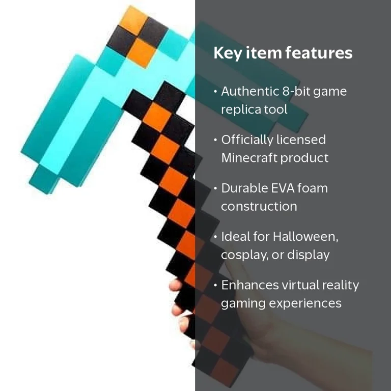 Minecraft Diamond Foam Pickaxe Exclusive - Walmart.com