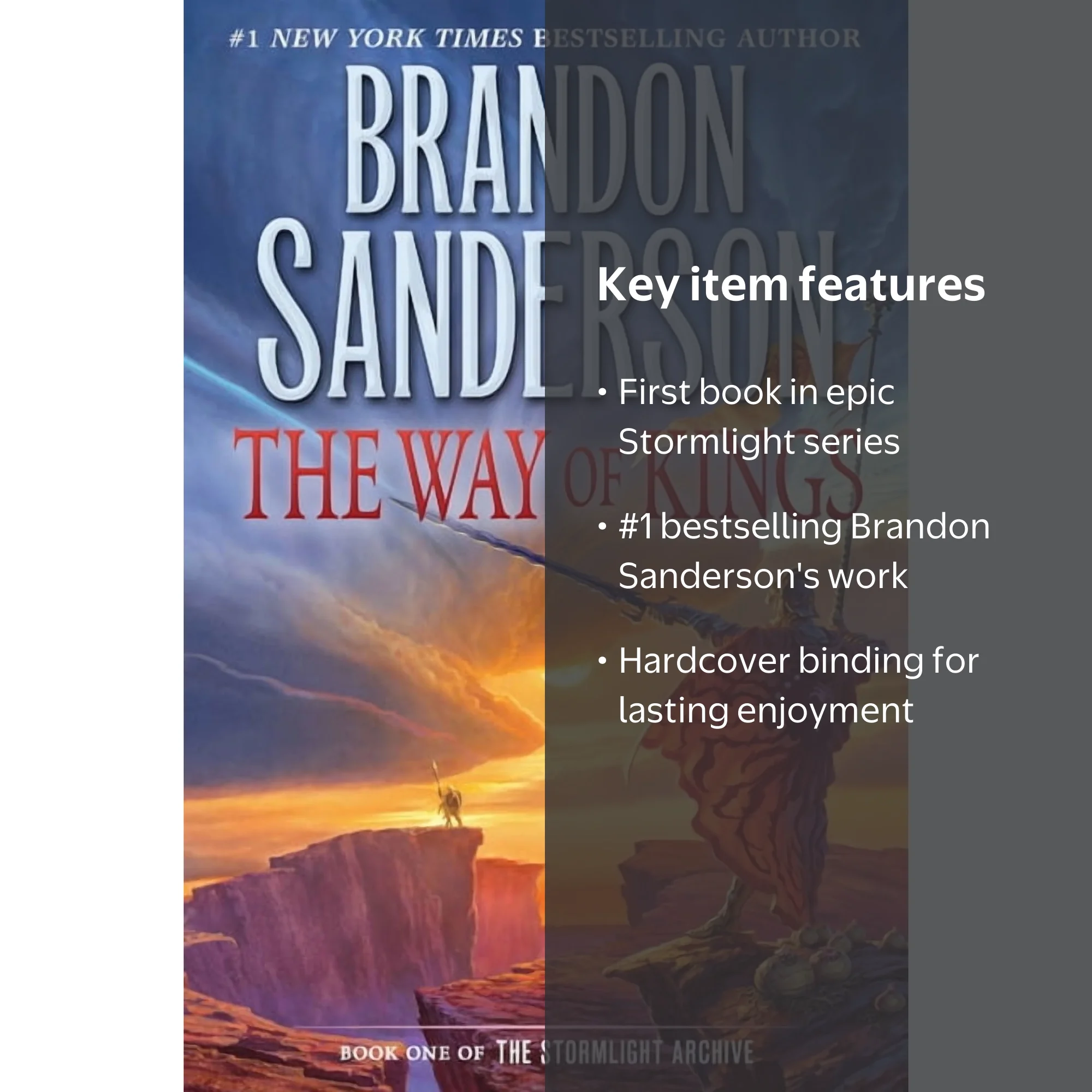 Brandon Sanderson, Stormlight Archive: The Way of Kings Hardcover