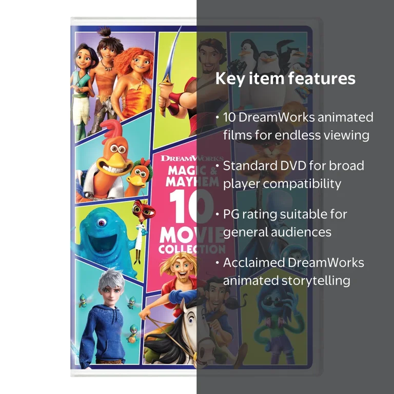 Open Box) DreamWorks Magic & Mayhem 10-Movie Collection (DVD