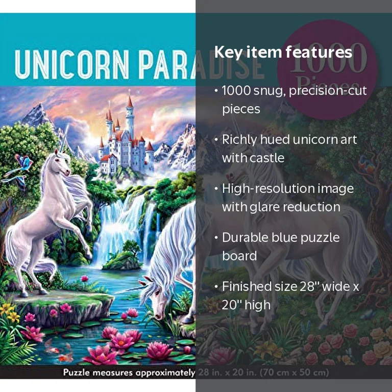 Puzzle Unicorn Paradise (Other) - Walmart.com