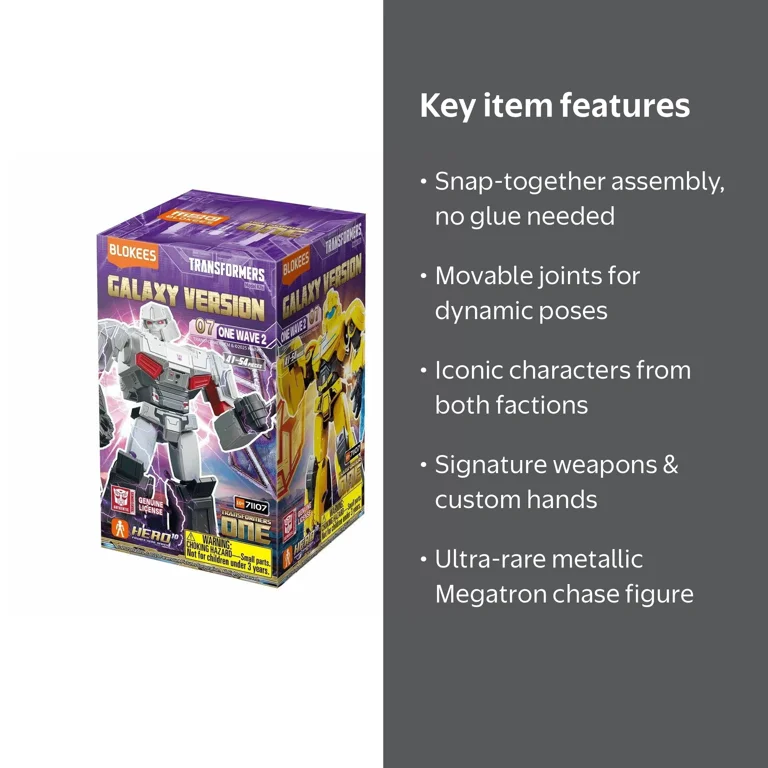 Blokees Transformer Galaxy Figure Mystery Box Version 7 One - Wave