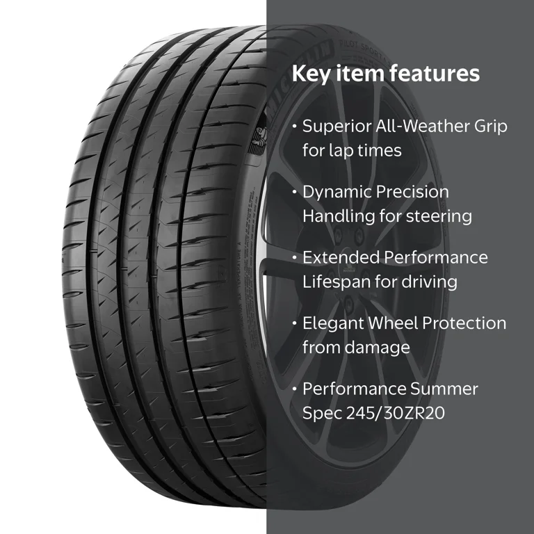 Michelin PILOT SPORT 4 245/40ZR18 4本 Michelin Pilot Sport 4S Performance 245/30ZR20 (90Y) XL Passenger