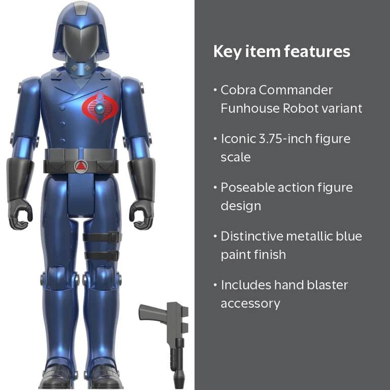 Super7 - G.I. Joe - ReAction Figures Wave 7 - Cobra Commander