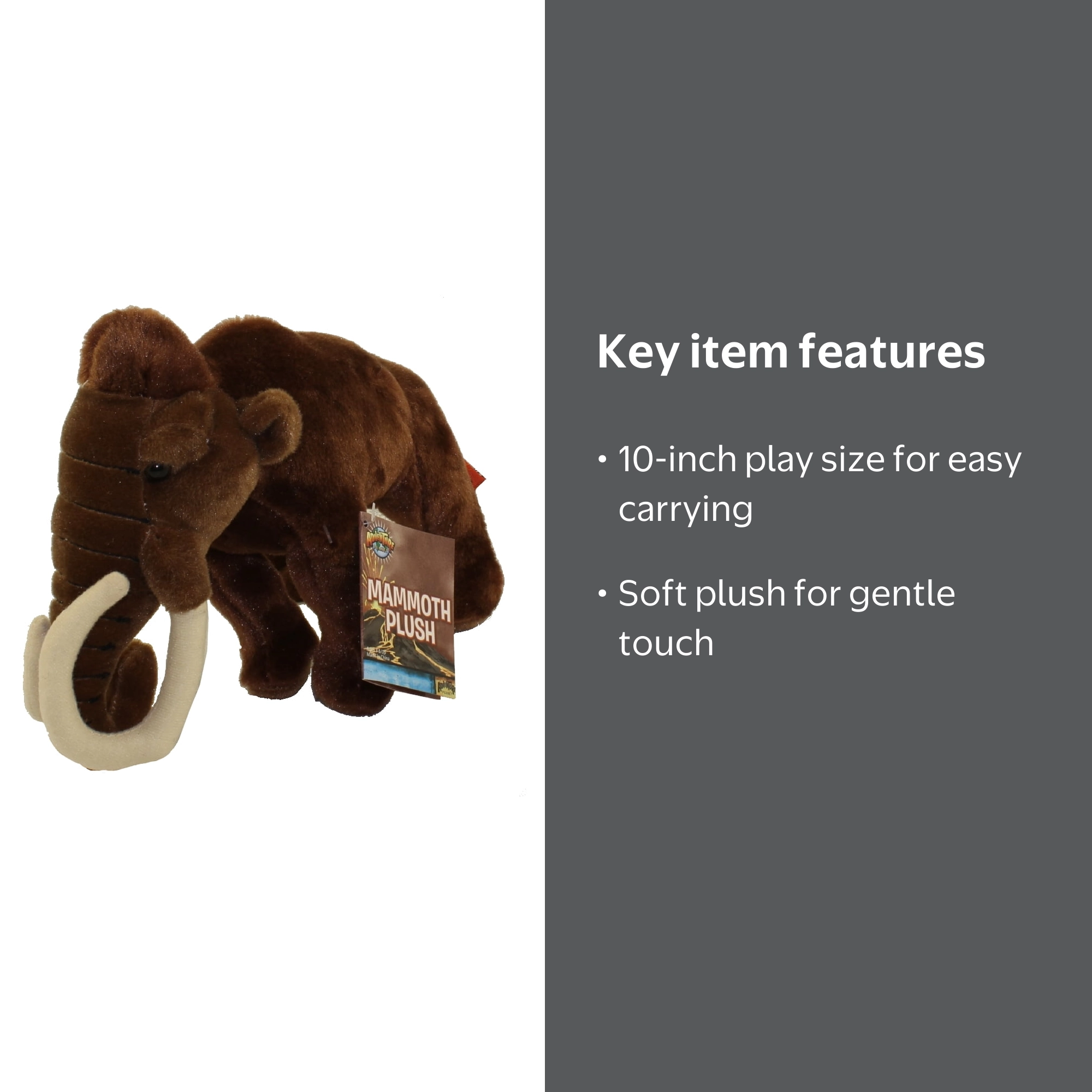 Adventure Planet Plush - WOOLY MAMMOTH (10 inch) - Walmart.com