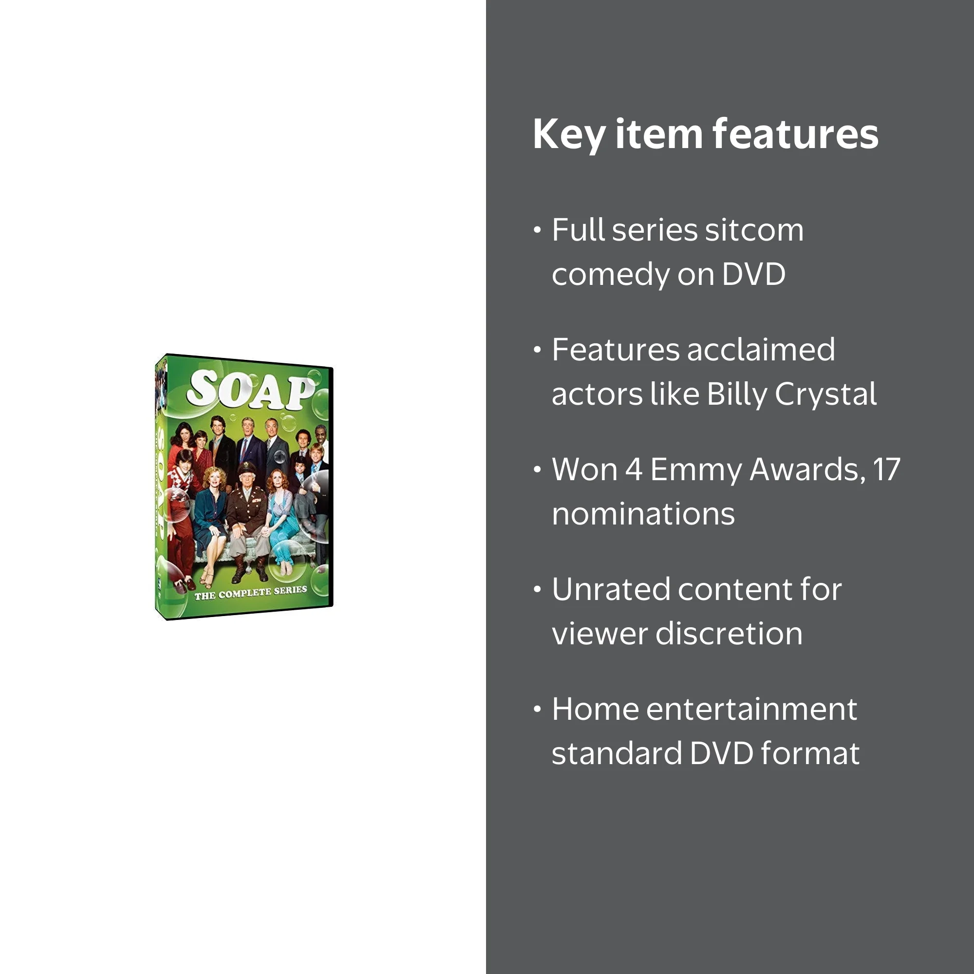Mill Creek's Soap: Complete Comedy Series (DVD) - Classic Old TV