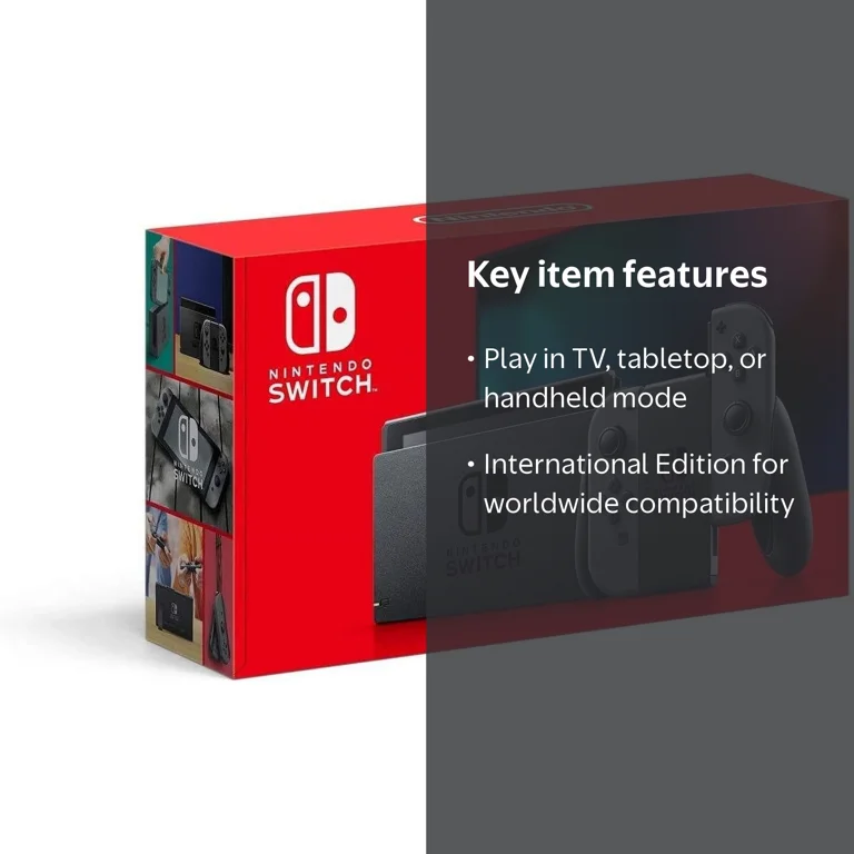 Nintendo, Switch, Gray Joy‑Con, 6.2 inch LCD screen - Walmart.com