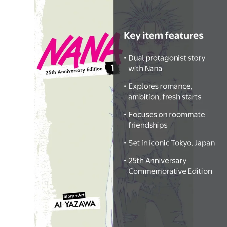 Ai Yazawa, Book, Nana 25th Anniversary Edition, Vol. 1, Paperback Ai Yazawa, Book, Nana 25th Anniversary Edition, Vol. 1, Paperback