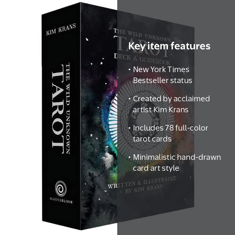 Kim Krans, Tarot Deck and Guidebook, 78 Card Set with Keepsake Box