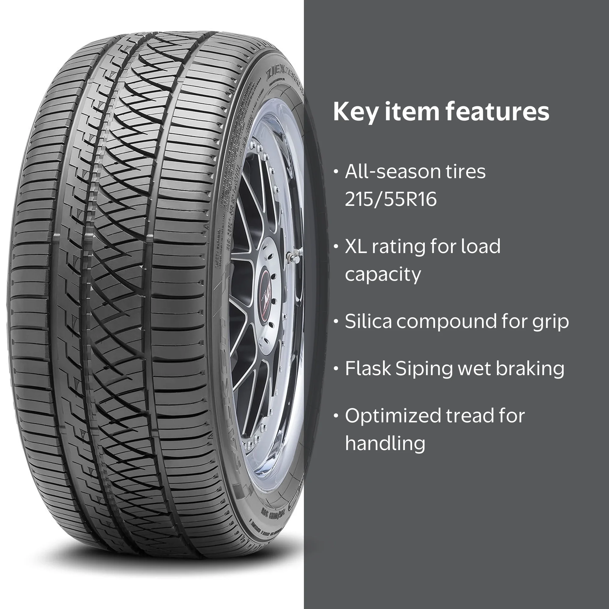 Falken, Passenger Tire, 215/55R16, All Season, XL, V-Speed