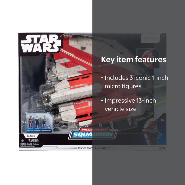 Star Wars Micro Galaxy Squadron Ahsoka Tano's T-6 Jedi Shuttle