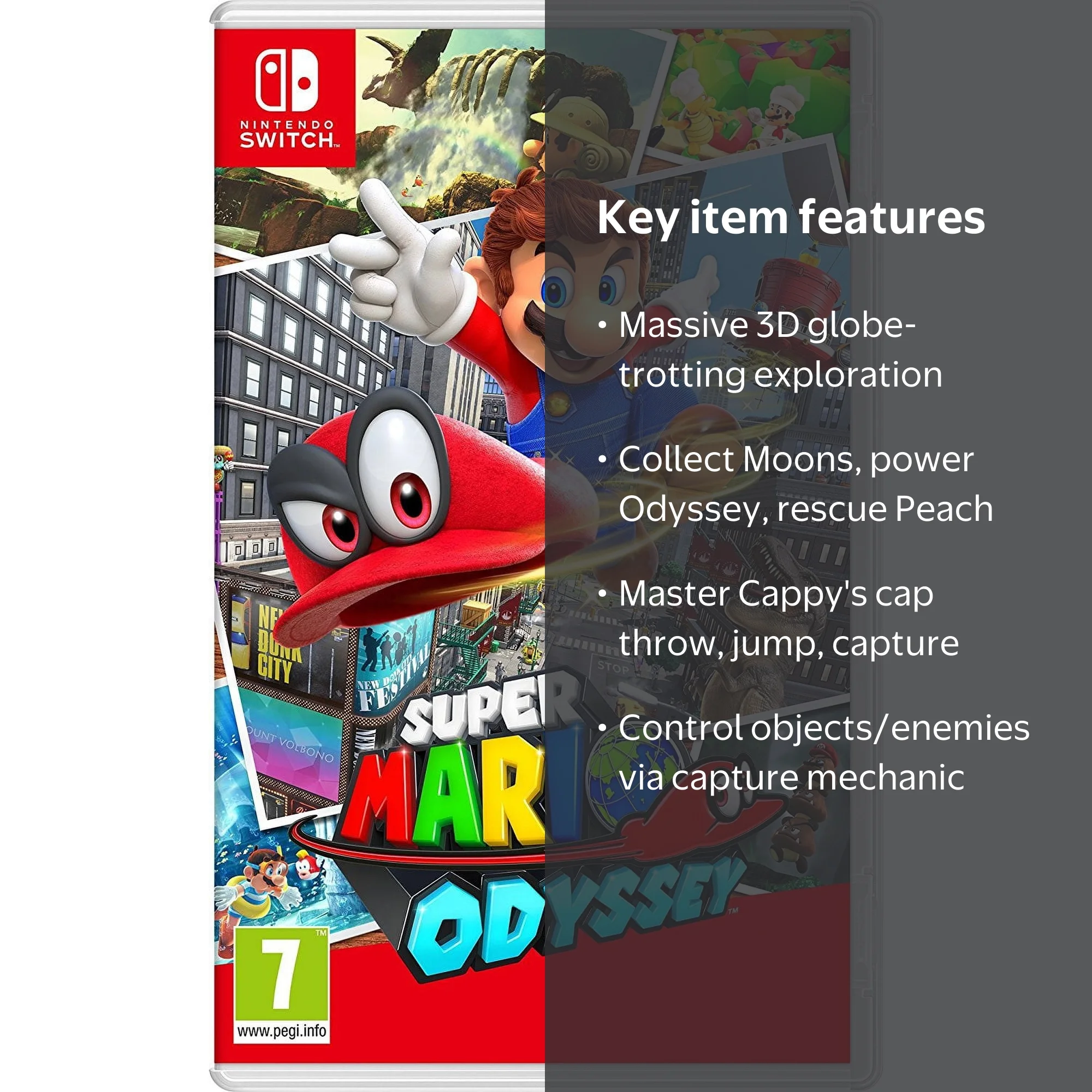 Super Mario Odyssey: New Multiplayer Video Game (Nintendo Switch