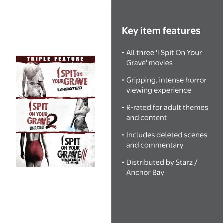 ｓｉｏｎ１０ｔｏｕｒ　 [DVD] I Spit on Your Grave Triple Feature (DVD) - Walmart.com