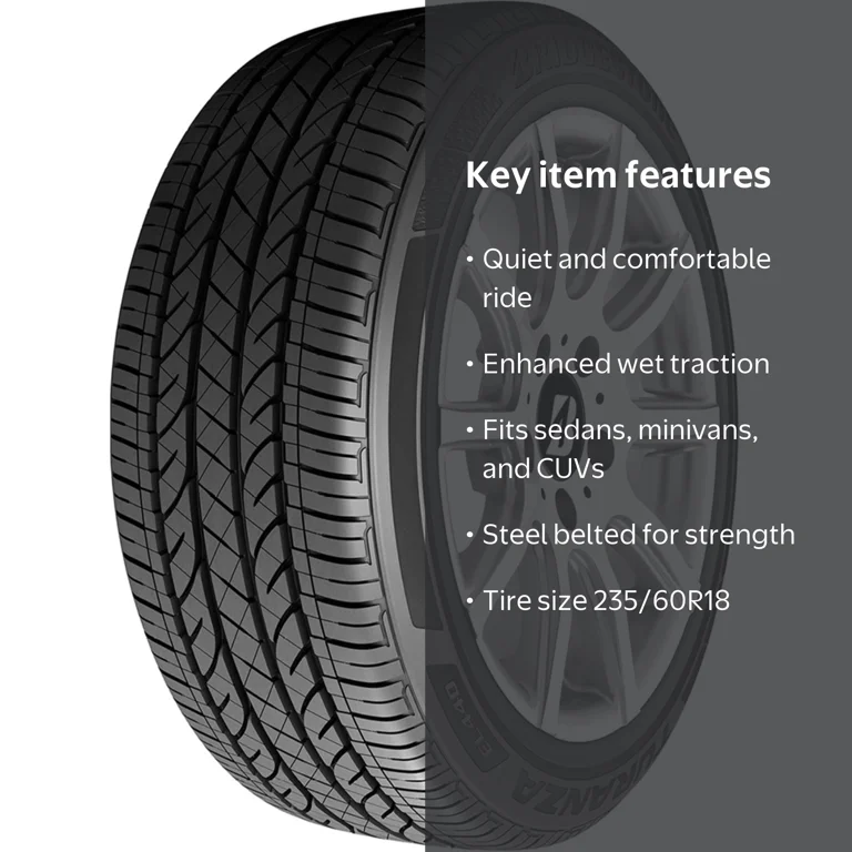 Bridgestone Turanza EL440 235/60R18 103H a/s All Season Tire