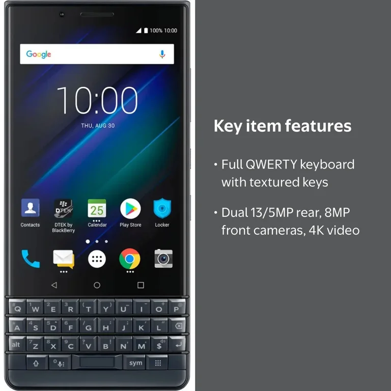 BlackBerry BlackBerry - KEY2 LE Slate Gray (BBE100-5) 64GB