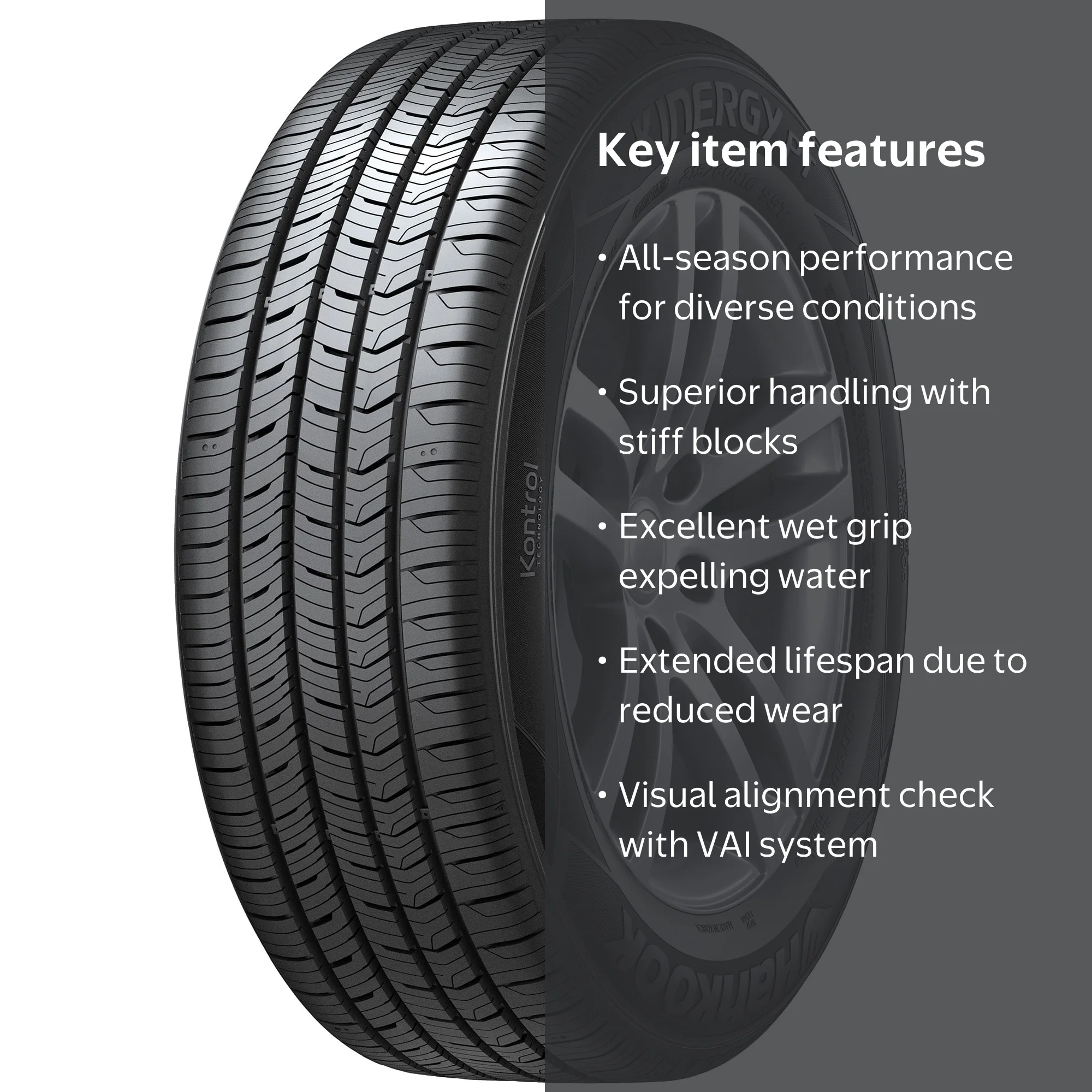 Hankook Kinergy PT (H737) 205/65R16 95H All-Season Passenger Tire
