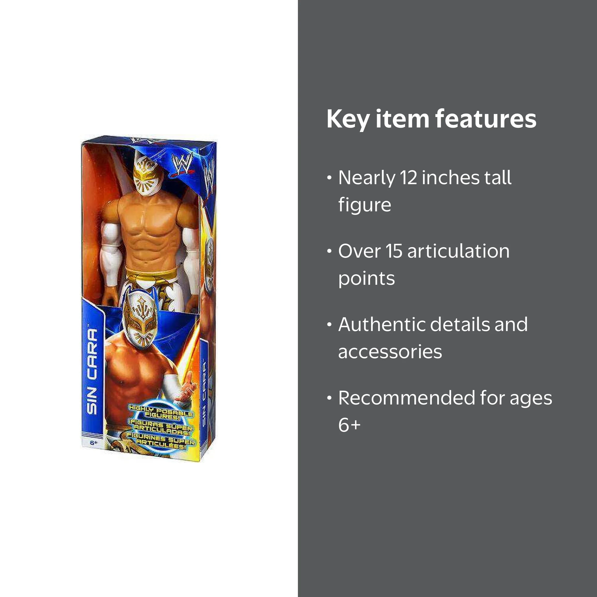 WWE Wrestling Sin Cara Action Figure - Walmart.com