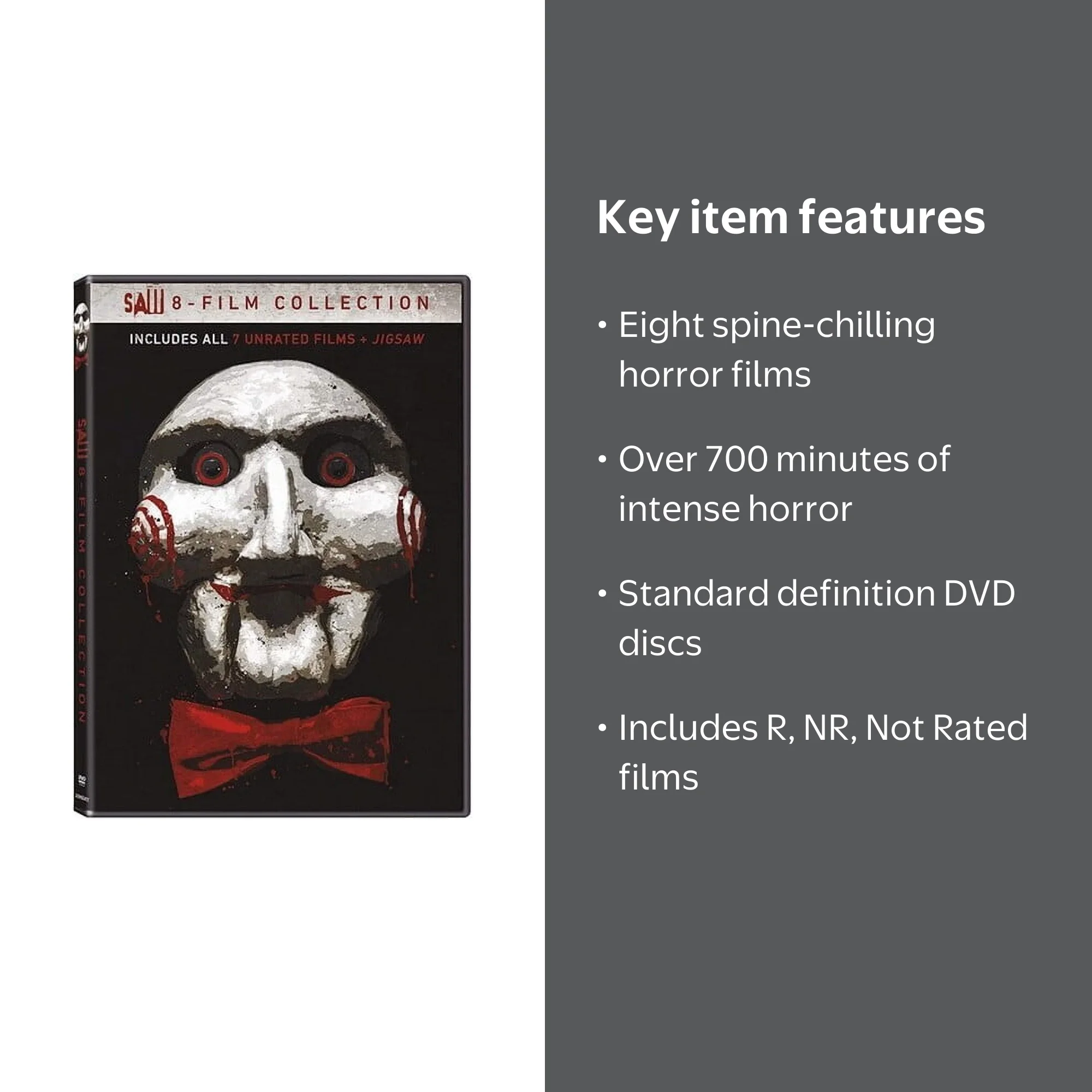 Saw: 8-Film Collection (DVD) - Walmart.com