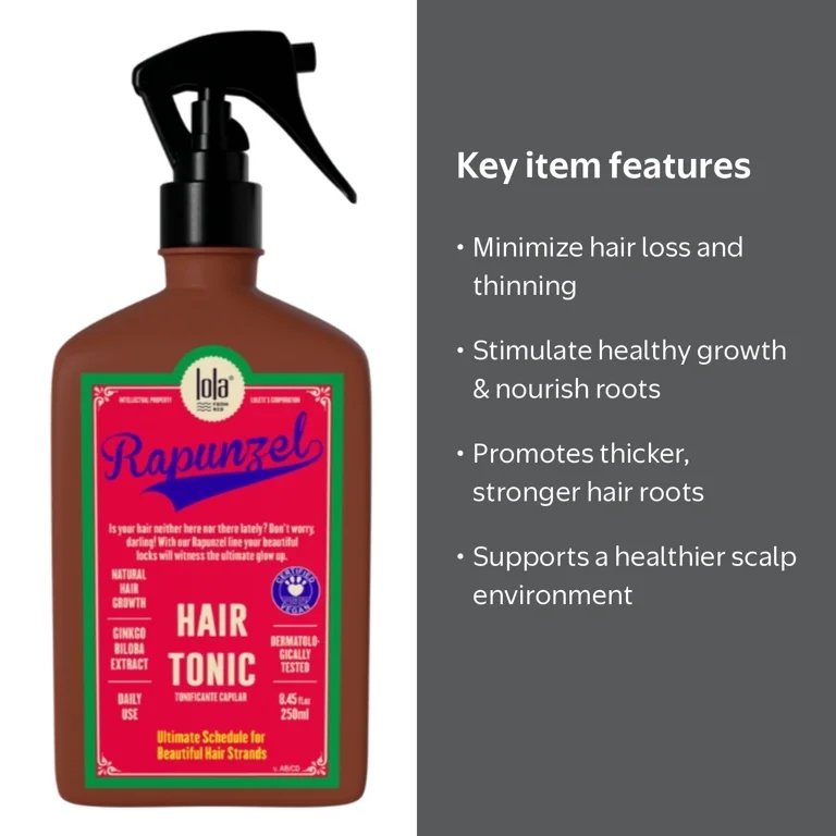 Lola From Rio Rapunzel Hair Tonic, Reduces Hair Loss & Stimulates