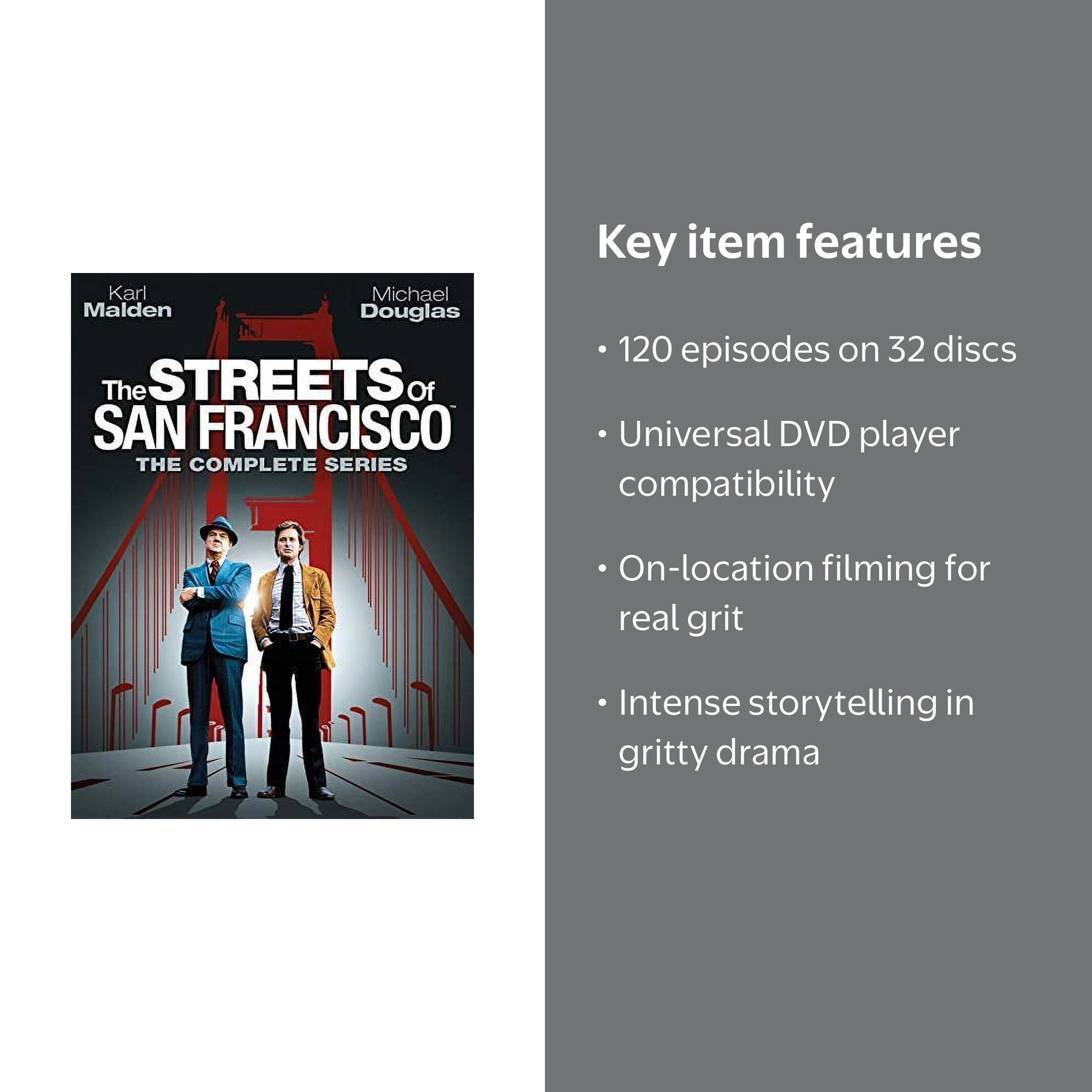 The Streets of San Francisco: The Complete Series (DVD) - Walmart.com