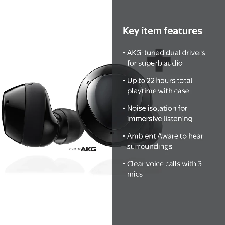 Samsung Galaxy Buds+, Cosmic Black - Walmart.com