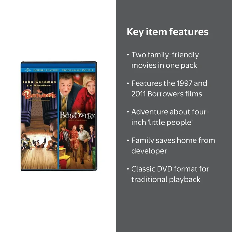 BORROWERS THE: 2-MOVIE FAMILY FUN PACK - DVD - Walmart.com