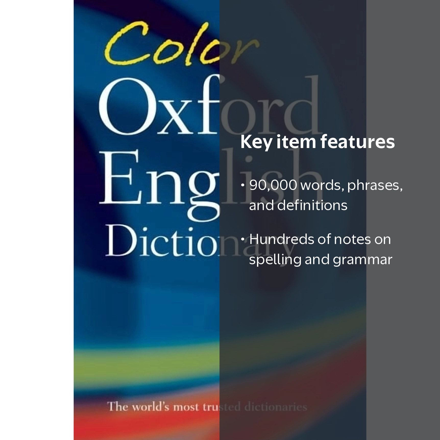 Color Oxford English Dictionary, (Paperback) - Walmart.com