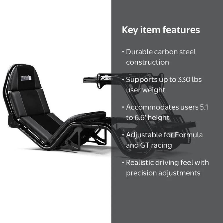 Next Level Racing F-GT Pro Formula and GT Racing Simulator Cockpit