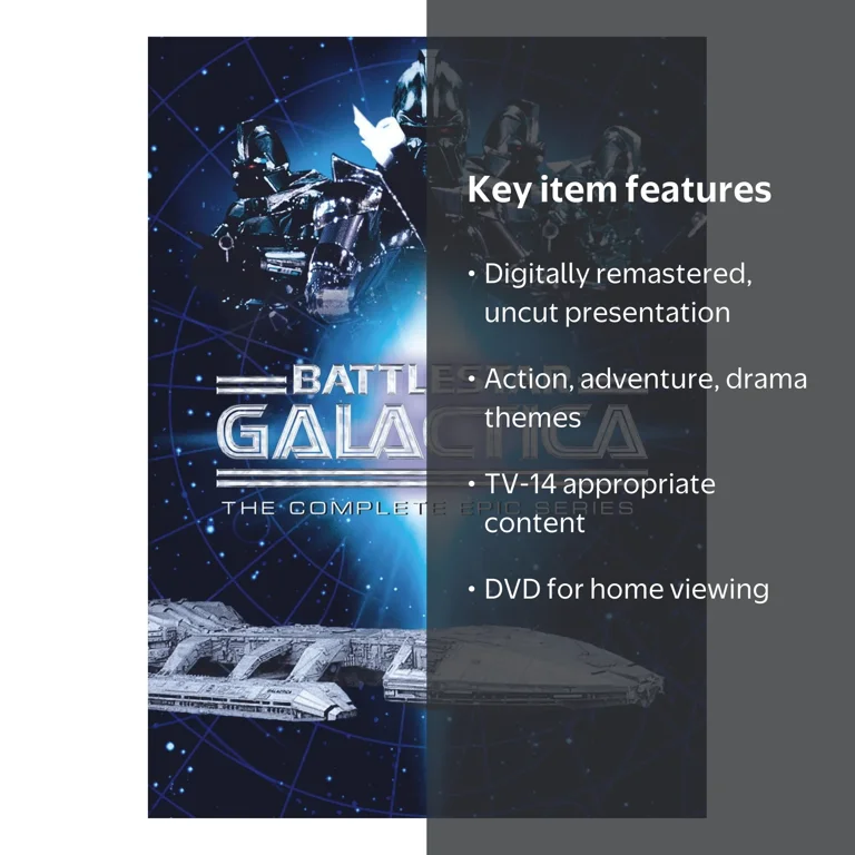 Battlestar Galactica DVD コンプリートボックス　英語版 Battlestar Galactica: The Complete Epic Series DVD - Walmart.com