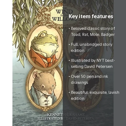 The Wind in the Willows: With Illustrations by David Petersen