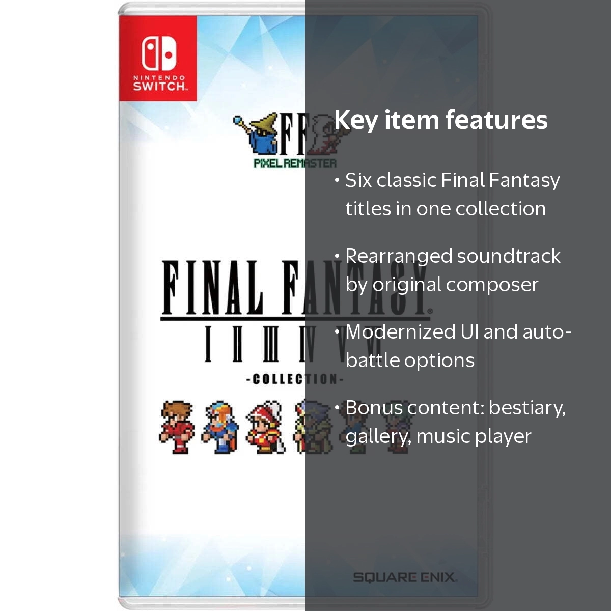 Generic Final Fantasy I-VI Pixel Remaster Collection for Nintendo