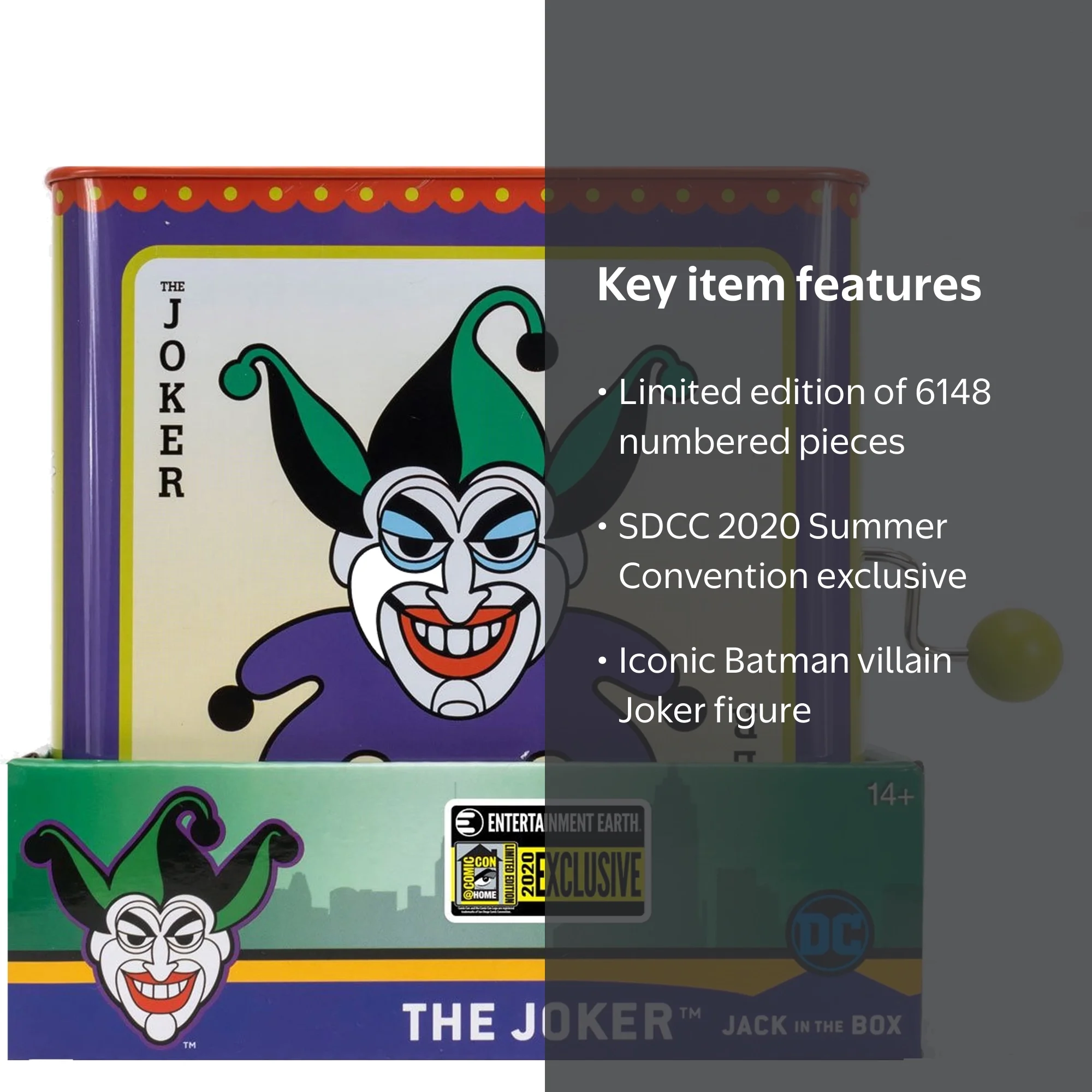 The Joker Jack in the Box Comic Con 2020 SDCC Summer Convention