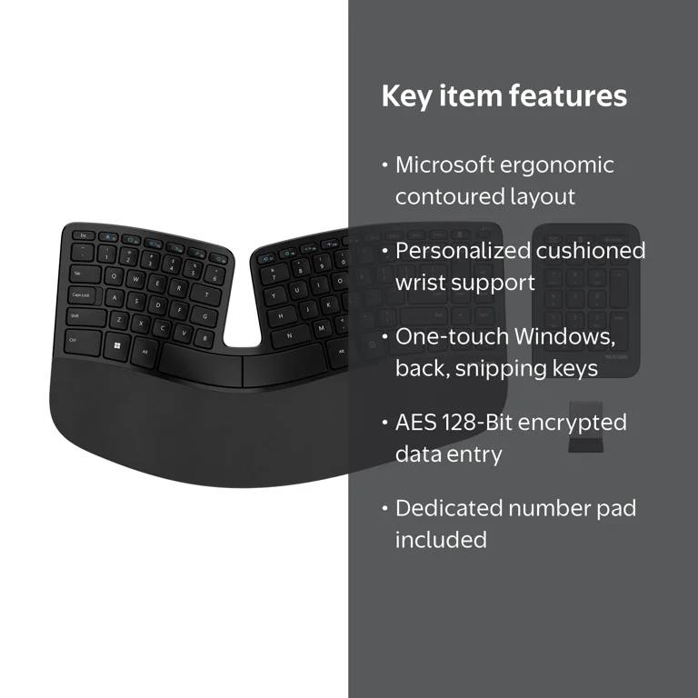 Incase Sculpt Ergonomic Keyboard – Designed by Microsoft – Split