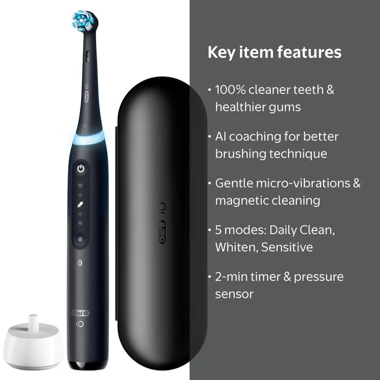 Free Shipping! Oral-B iO Series 5 Electric Toothbrush Black with