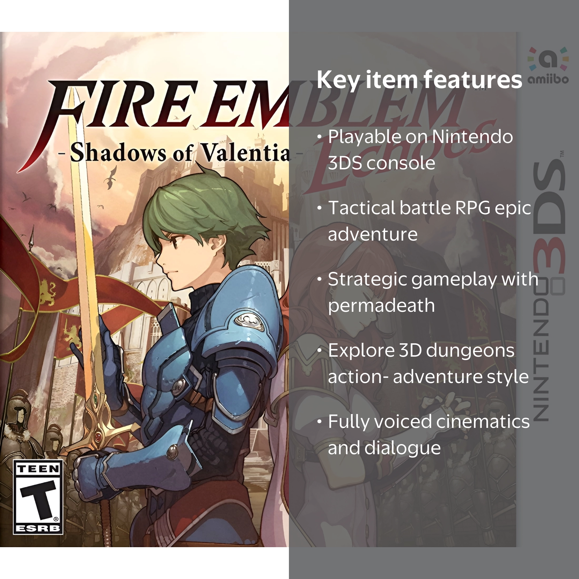 Fire Emblem Echoes: Shadows of Valentia, Nintendo, Nintendo 3DS