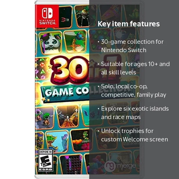 Merge Games, 30-In-1 Game Collection for Nintendo Switch - Walmart.com
