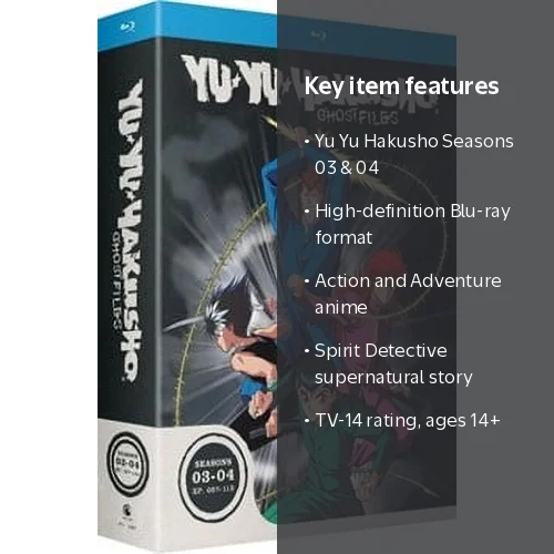 Yu Yu Hakusho - Season 03- Season 04 (Blu-ray) CrunchyRoll, Anime