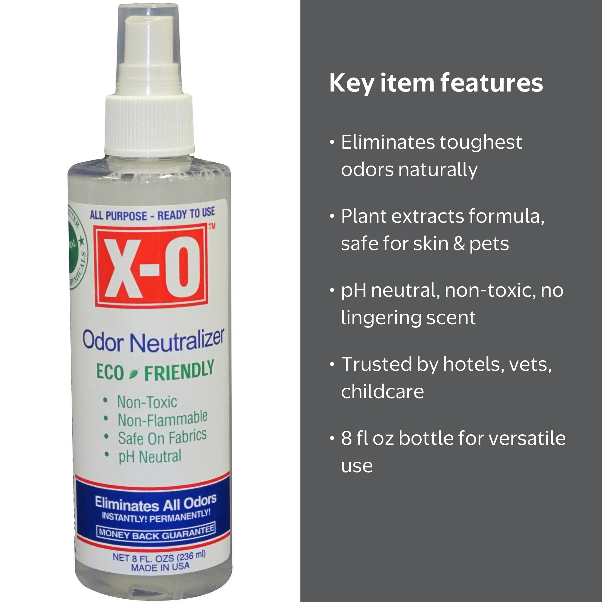 X-O All Purpose Odor Neutralizer, Eco Friendly, 8 Fl Oz - Walmart.com