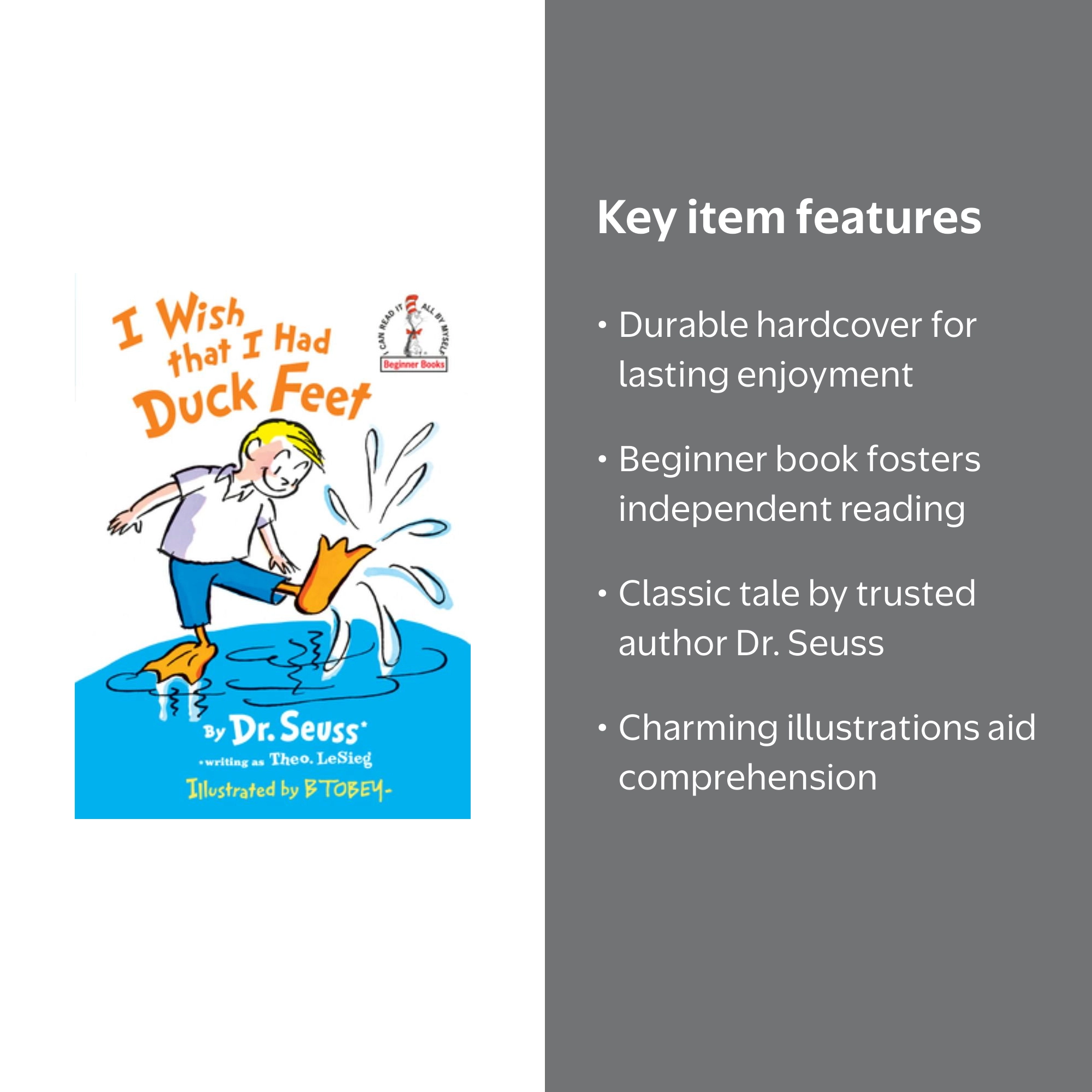DR SEUSS: I Wish That I Had Duck Feet (Hardcover) - Walmart.com