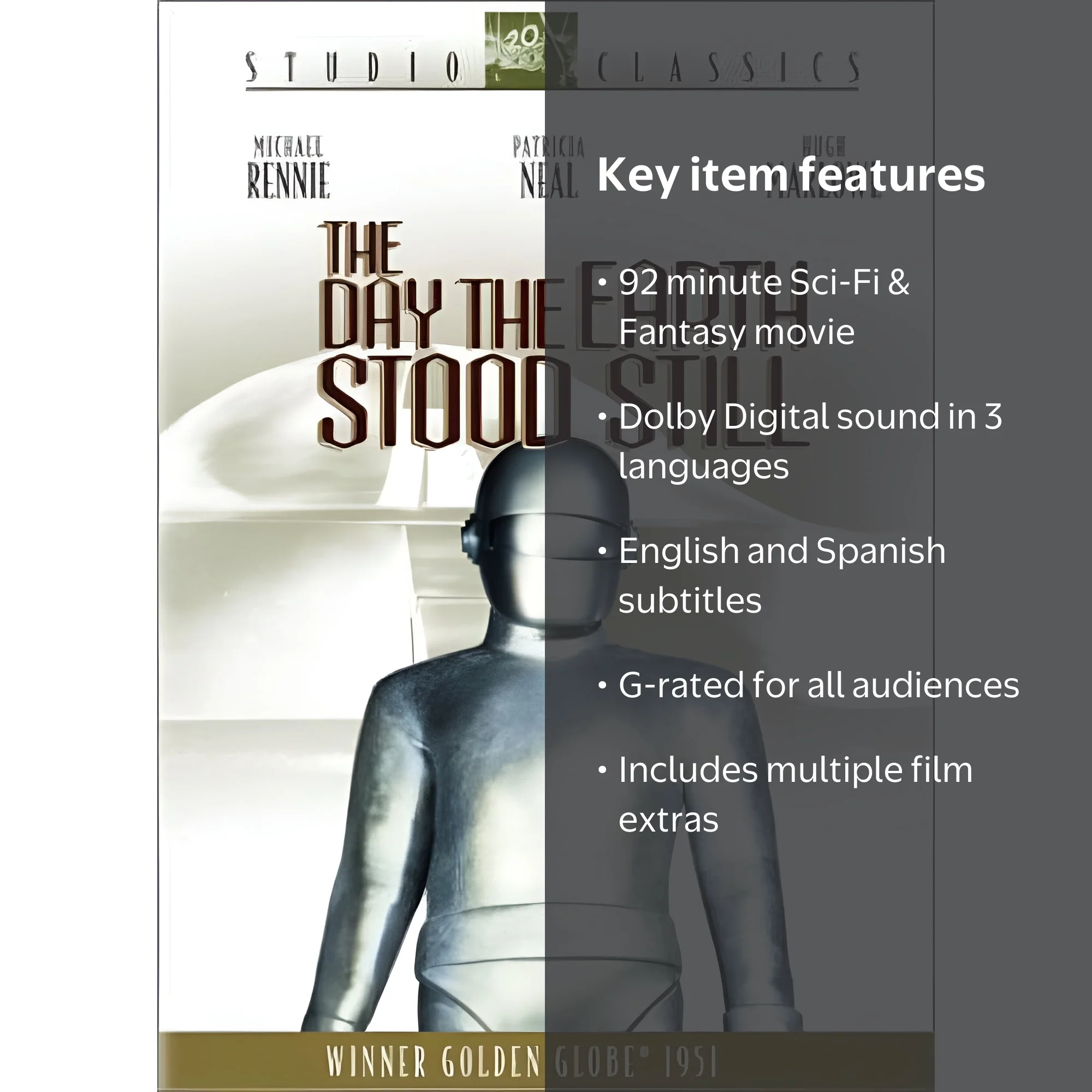 Mill Creek's The Day the Earth Stood Still DVD - Classic Sci-Fi