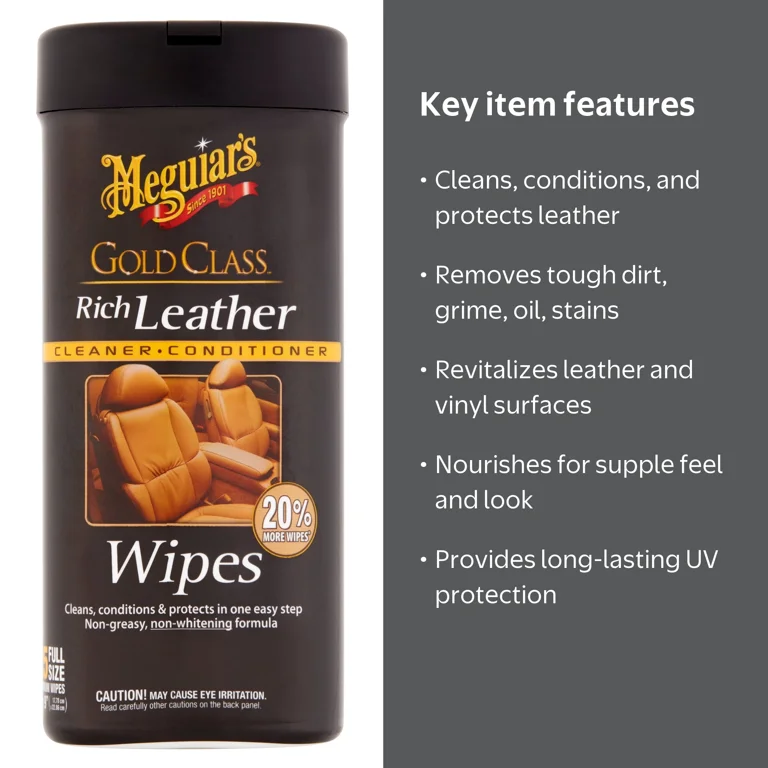 ゴールドマスタークラス　著ゴールドマスタークラスリサーチチーム Meguiar's Gold Class Leather & Vinyl Cleaner, G18516, 16 Oz