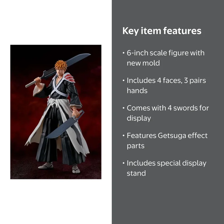 Bleach: Thousand-Year Blood War S.H.Figuarts Ichigo Kurosaki