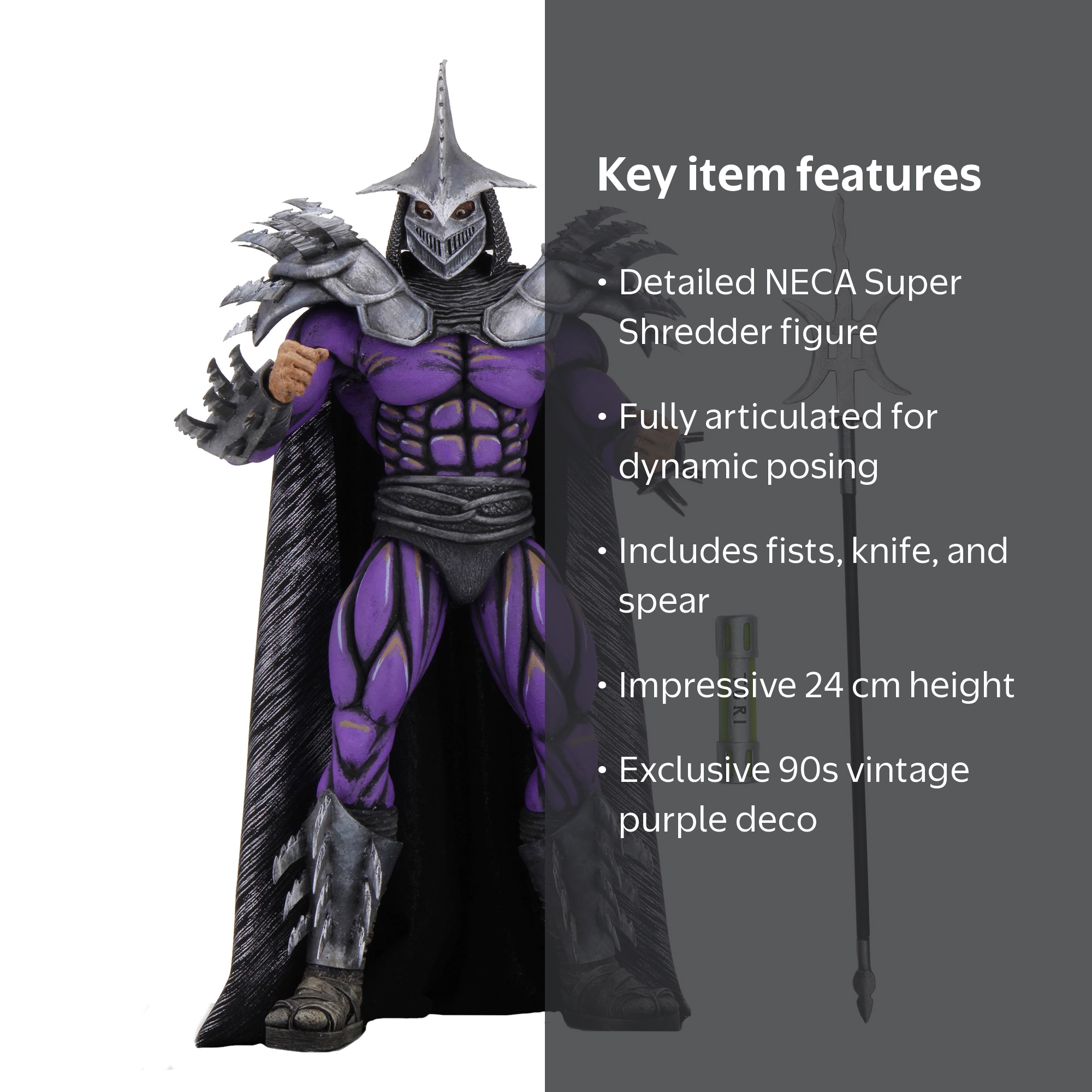 NECA TMNT II: Secret of the Ooze - Super Shredder Collector's Toy