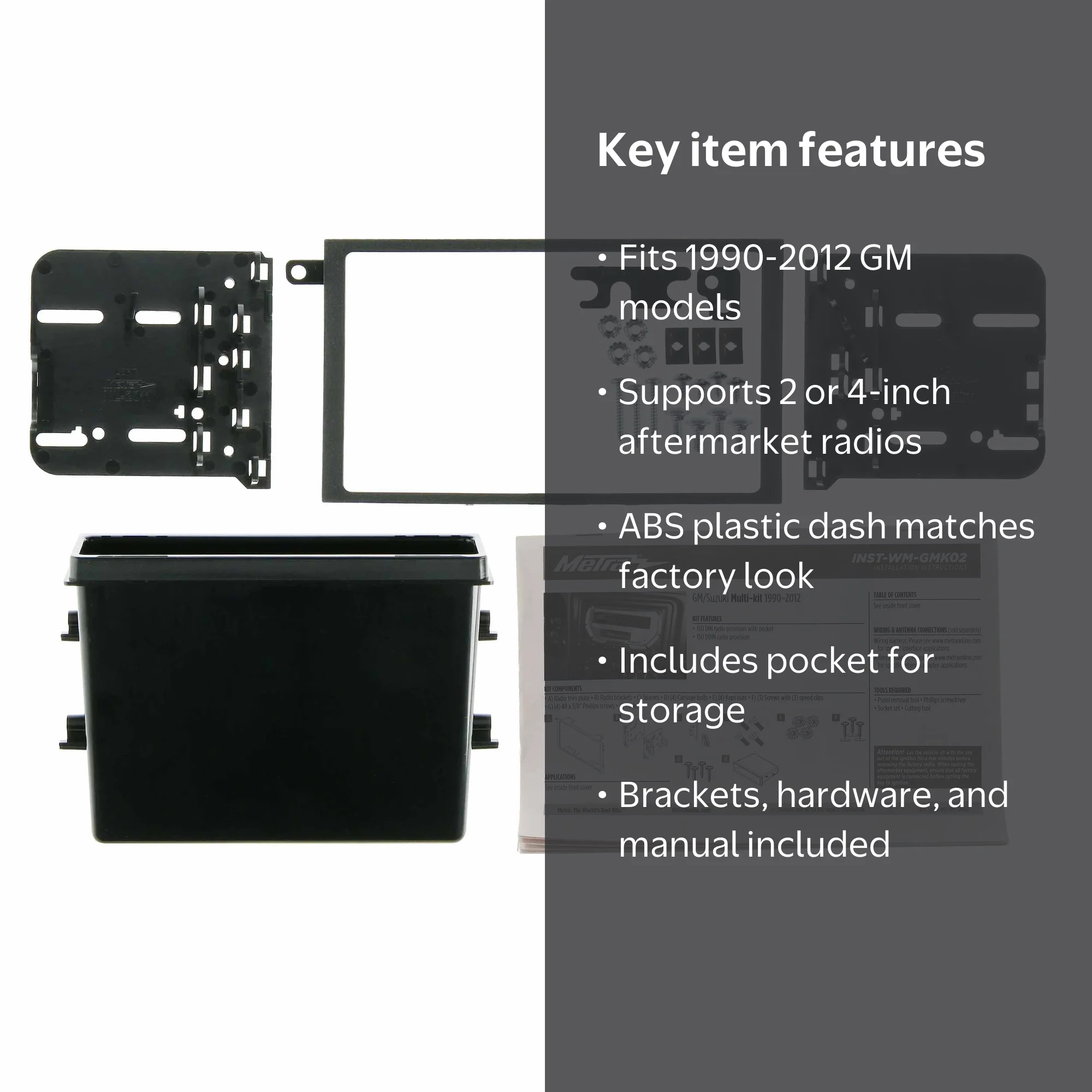 Metra WM-GMK02 GM Radio Installation Kit - Walmart.com
